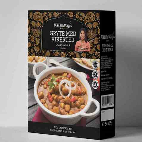 Bilde av Masalamagic nirus Gryte med Kikerter.