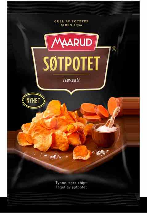 Bilde av Maarud Potetgull søtpotet havsalt.