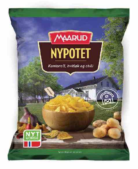 Bilde av Maarud nypotet kantarell&hvitløk.