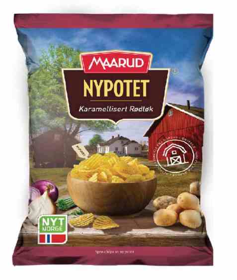 Bilde av Maarud nypotet rødløk.