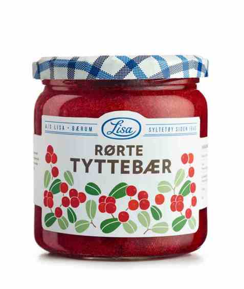Bilde av Lisa gourmet rørte tyttebær 47% bær.