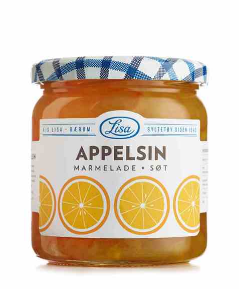 Bilde av Lisa appelsinmarmelade søt.