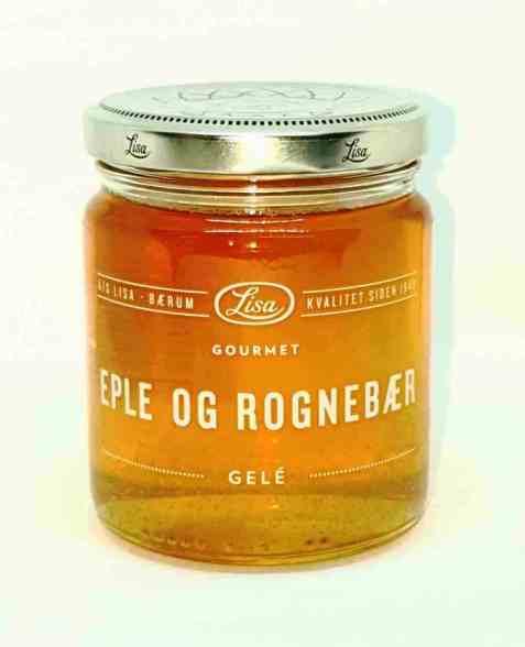Bilde av Lisa Gourmet Eple og Rognebærgele. Bilde av Lisa Gourmet Eple og Rognebærgele.