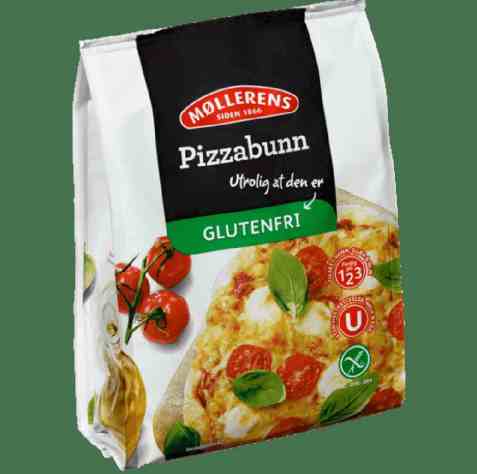 Bilde av Møllerens pizzabunn glutenfri.