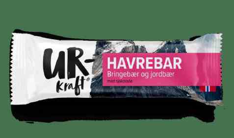 Bilde av Møllerens Urkraft Havrebar bringebær og jordbær.