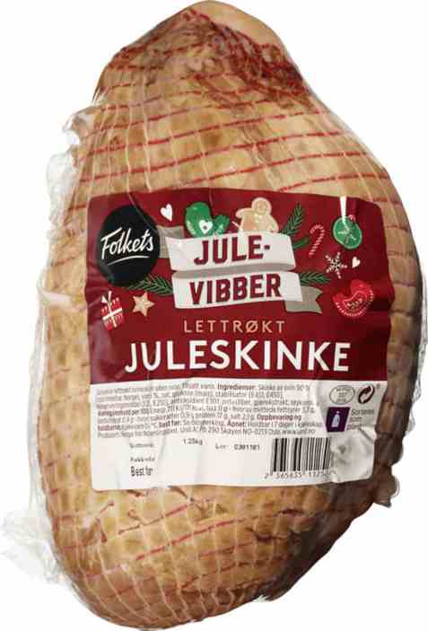 Bilde av Folkets Juleskinke Lettrøkt Ca1kg.