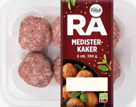 Bilde av Folkets Medisterkaker Grove 390g.