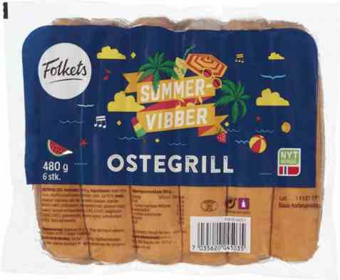 Bilde av Folkets ostegrill 480gr.