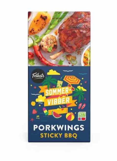 Bilde av Folkets Porkwings Sticky&tasty Ca600g.