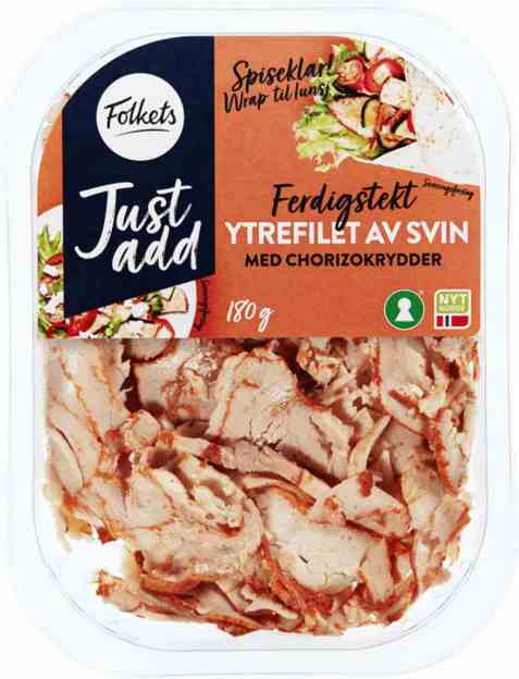 Bilde av Folkets Salatkjøtt Svin Chorizo 180g.