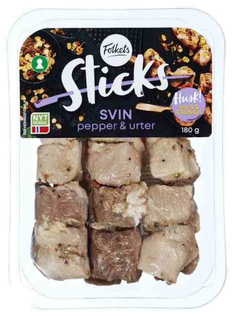 Bilde av Folkets Svin Sticks pepper 180g.