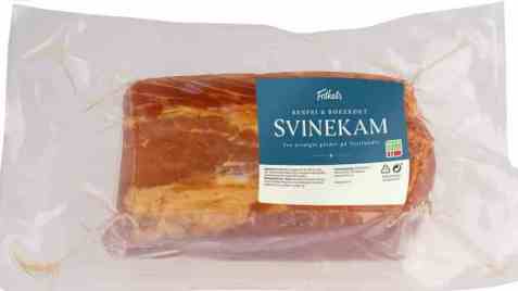 Bilde av Folkets Svinekam Røkt Uten Ben Ca1kg.