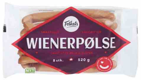 Bilde av Folkets Wienerpølse 520g.