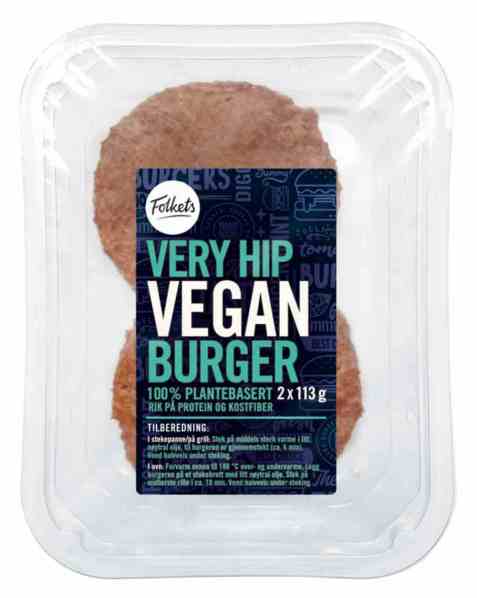 Bilde av Folkets Vegansk Burger 226g.