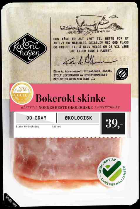 Bilde av Kolonihagen Bøkerøkt skinke.