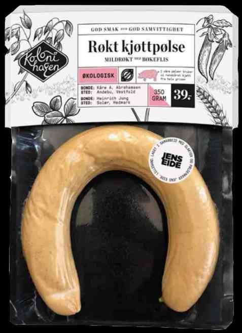 Bilde av Kolonihagen Røkt kjøttpølse.