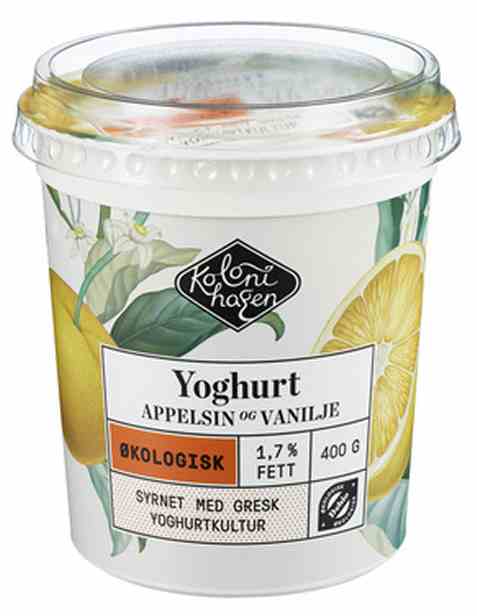 Bilde av Kolonihagen Yoghurt med appelsin.