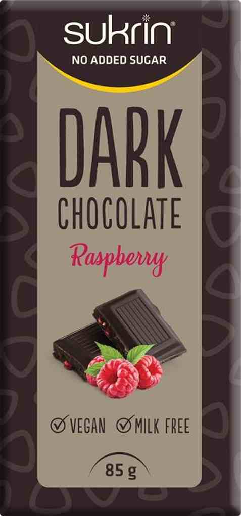Bilde av Sukrin Dark chocolate raspberry.