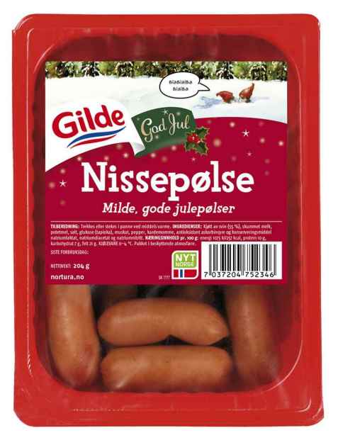 Bilde av Gilde Barnas nissepølse.