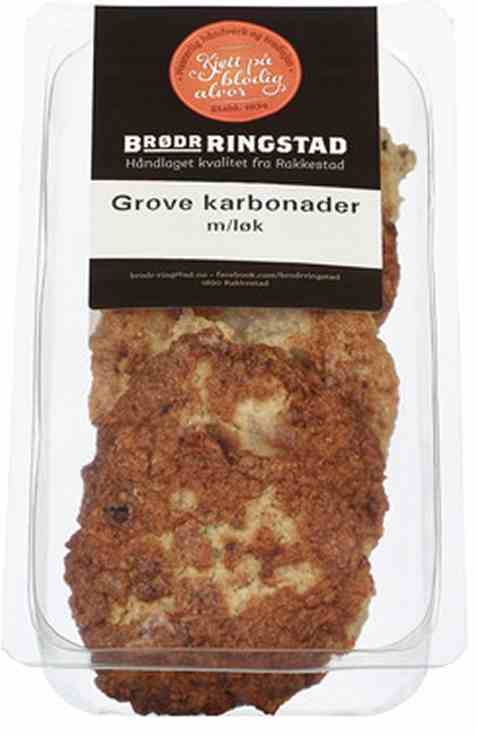 Bilde av Brødrene Ringstad Grove Karbonader m/Løk 450g.