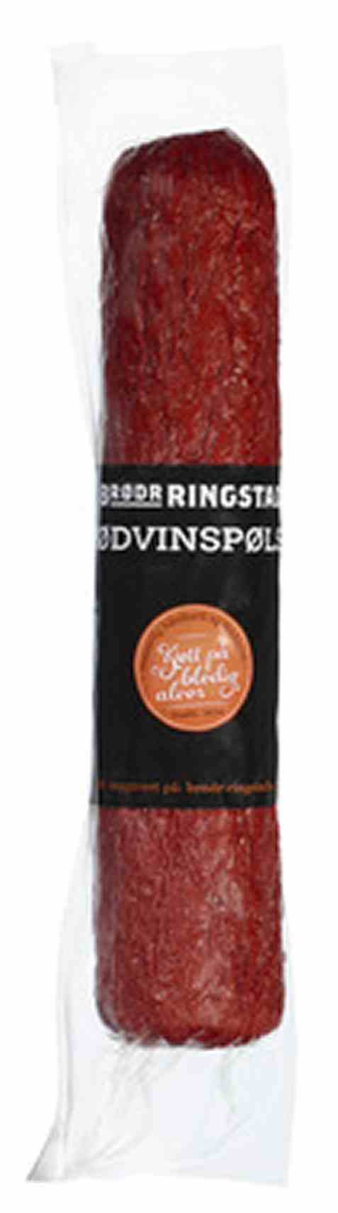 Bilde av Brødrene Ringstad Rødvinspølse 300g.