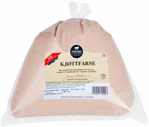 Bilde av Inderøy slakteri Kjøttfarse 2kg.