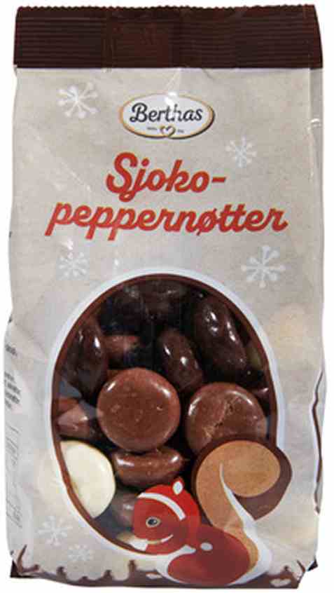Bilde av Berthas Sjokopeppernøtter 250g.