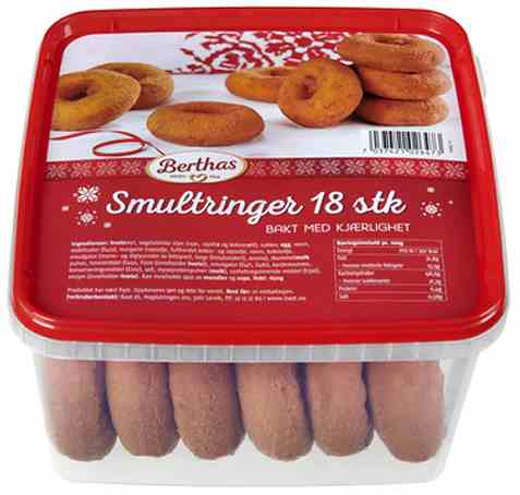 Bilde av Berthas smultringer 18stk.