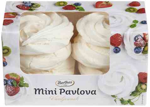 Bilde av Berthas Mini Pavlova Vaniljesmak 120g.