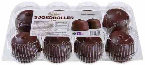 Bilde av Berthas Sjokoboller 8pk 200gr.