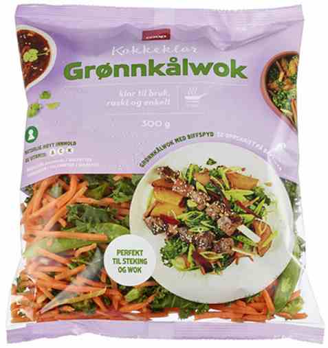Bilde av Coop Grønnkålwok 300g.