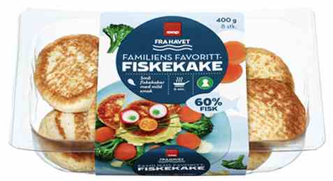 Bilde av Coop Familiens Favorittfiskekake 400g.
