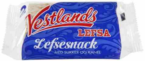 Bilde av Vestlandslefsa Lefsesnack.