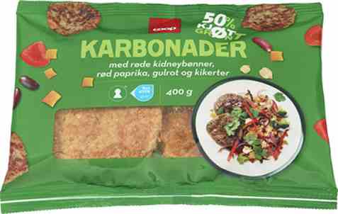 Bilde av Coop Karbonader m/Gr.saker 400g.