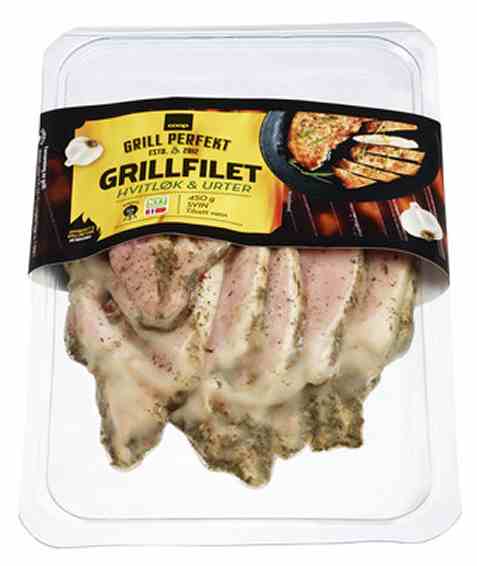 Bilde av Coop Grillfilet Urter & Hvitløk 450g.