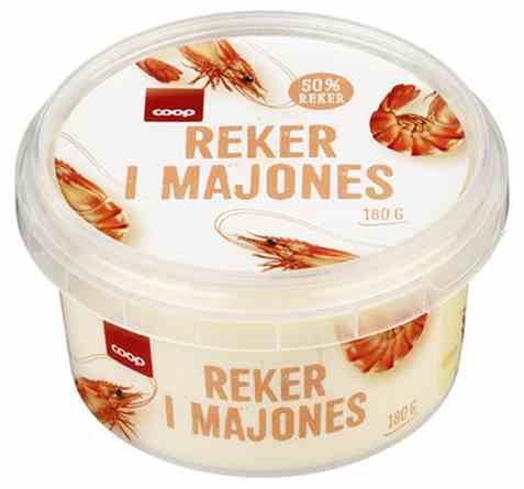 Bilde av Coop Reker i Majones 180g.