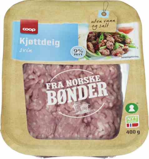 Bilde av Coop Kjøttdeig av Svin 400g.