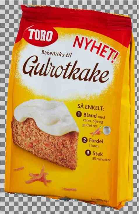Bilde av Toro gulrotkake. Bilde av Toro gulrotkake.