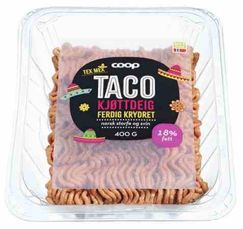 Bilde av Coop Tacodeig Storfe/svin 50/50 400g. Bilde av Coop Tacodeig Storfe/svin 50/50 400g.
