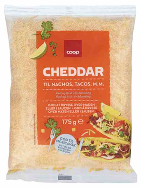 Bilde av Coop Cheddar Grated.
