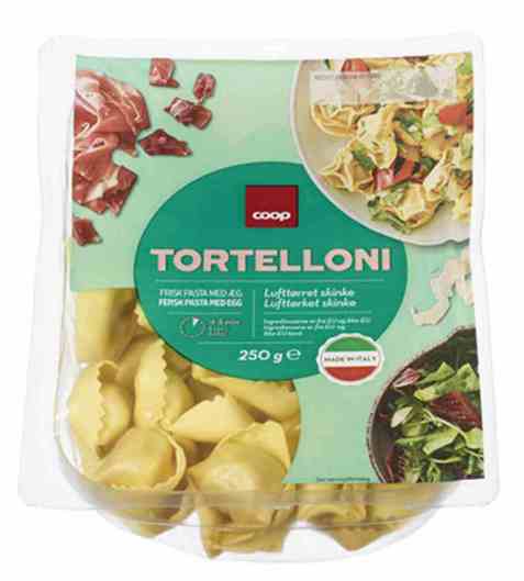 Bilde av Coop Tortelloni med spekeskinke.