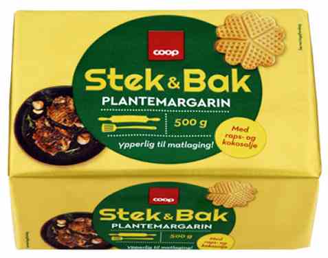 Bilde av Coop stek og bak plantemargarin.