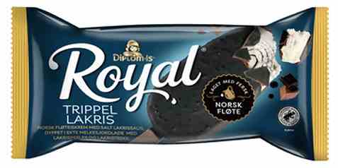 Bilde av Diplom-is Royal Trippel Lakris.
