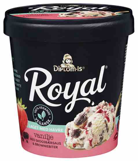 Bilde av Diplom-is Royal Havre Skogsbær 465ml.