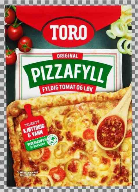 Bilde av Toro pizzafyll med tomat og løk.