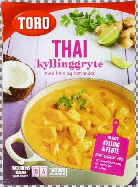 Bilde av Toro thai kyllinggryte.