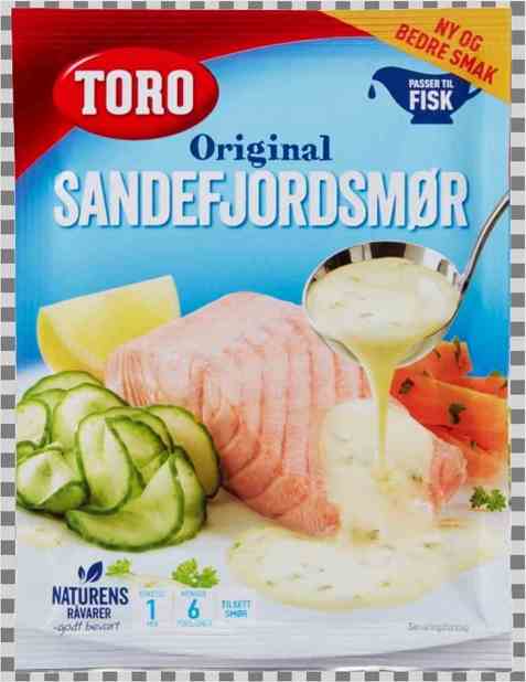 Bilde av Toro sandefjordsmør kremet smørsaus til fisk.