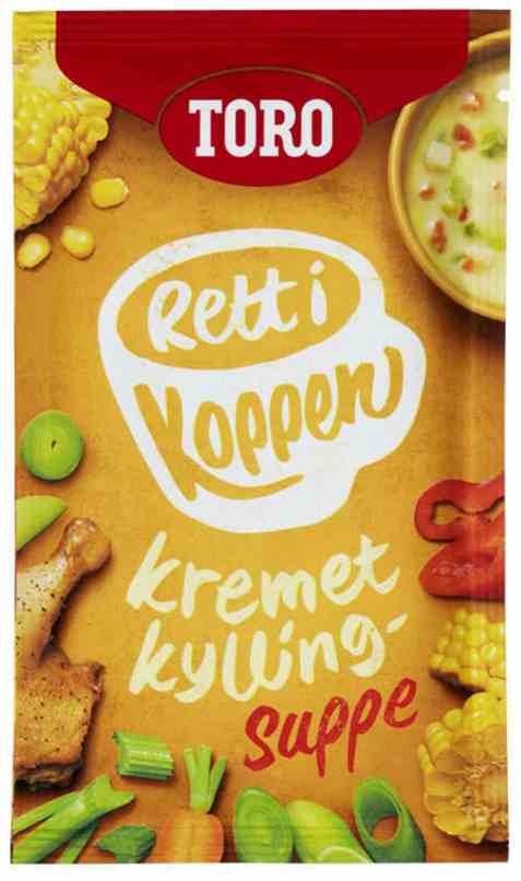 Bilde av Toro Rett i Koppen Kremet kyllingsuppe.