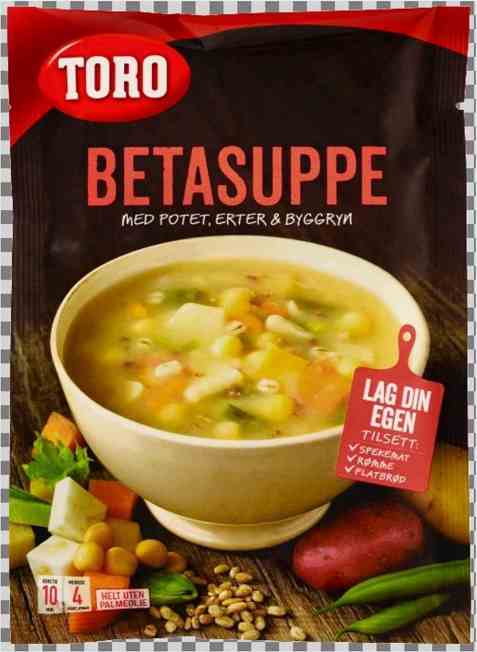 Bilde av Toro betasuppe tilberedt.