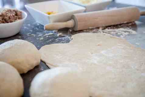 Bilde av Pizzabunn, uten fyll.